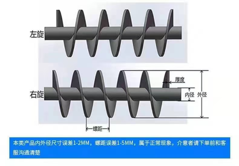 达州市不锈钢螺旋叶片无轴螺旋叶片 - 哪里好